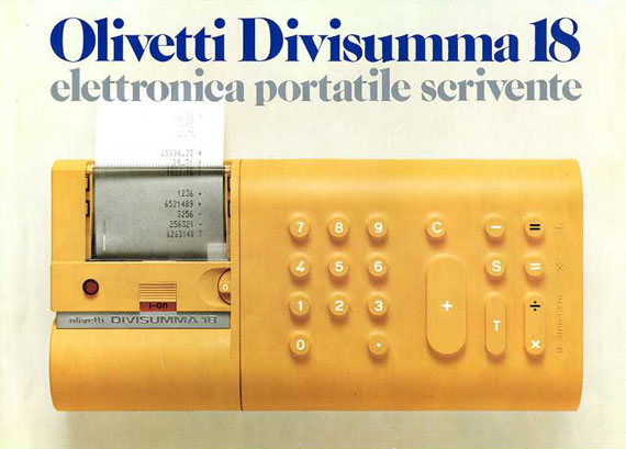 Blenheim Forms : Olivetti Divisumma 18