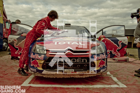 Avec Sébastien Loeb en Citroën C4 WRC