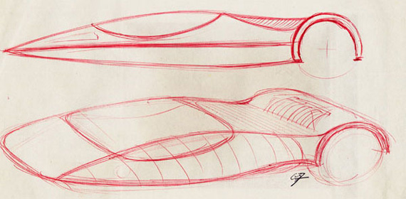 Ferrari Modulo sketch