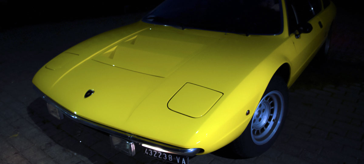 LAMBORGHINI URRACO : LA VIE EN JAUNE