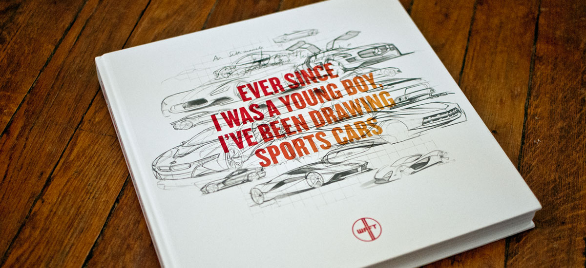EVER SINCE I WAS A YOUNG BOY I’VE BEEN DRAWING SPORTS CARS